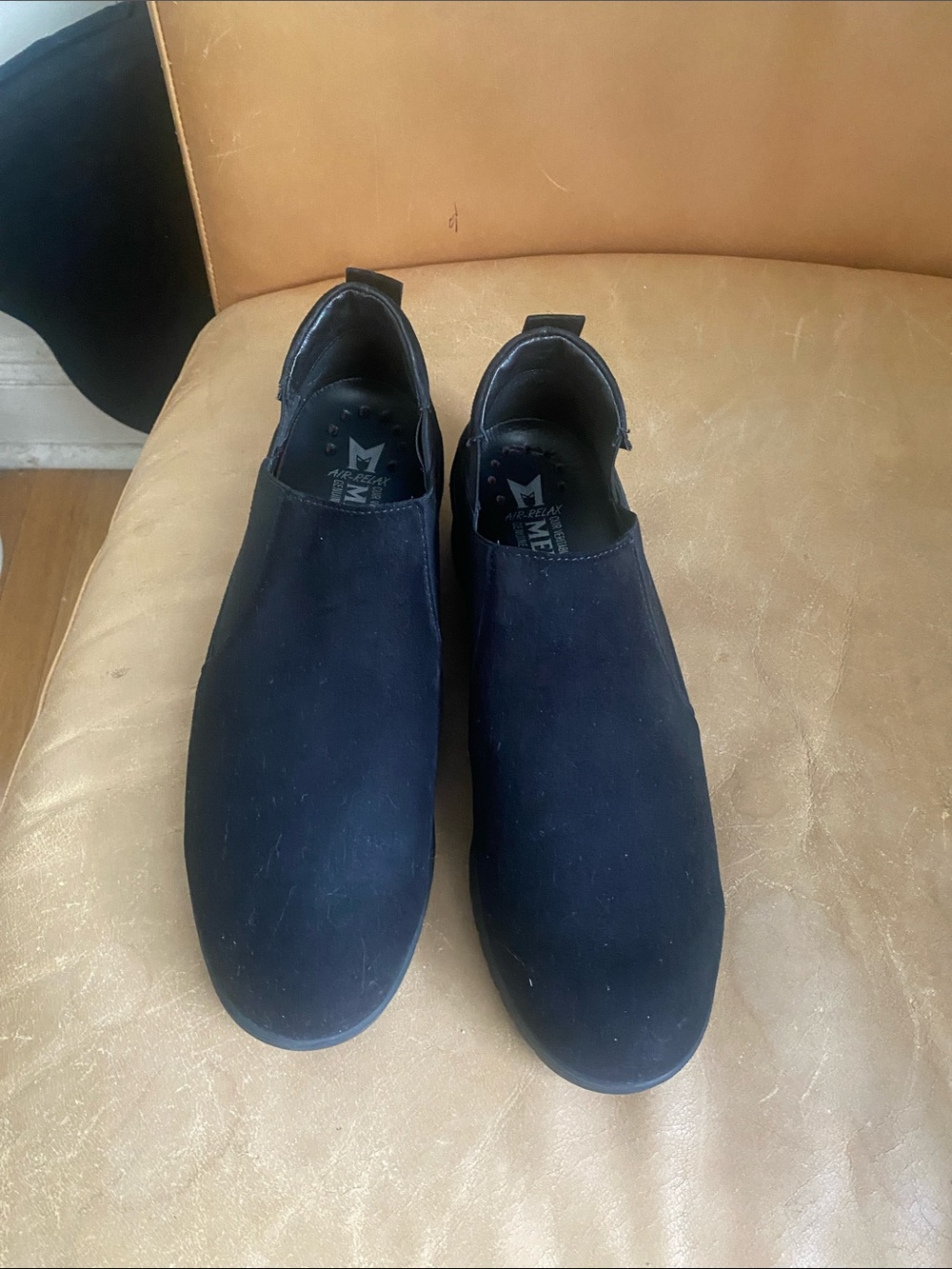 Mephisto Men’s Black Slip-On Loafers